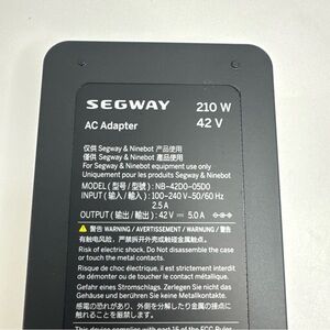Segway Ninebot AC Adapter 210w 42v NB-42D0-05D0 Charger No Power Cord